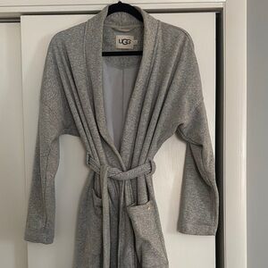 UGG Soft Gray Lounge Robe